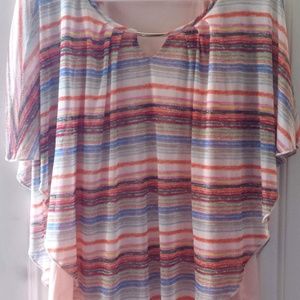 Adorable Flowy Sheer Top